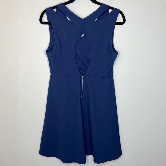 Modcloth Cross Back Cutout Fit and Flare Dress - Picture 5 of 5